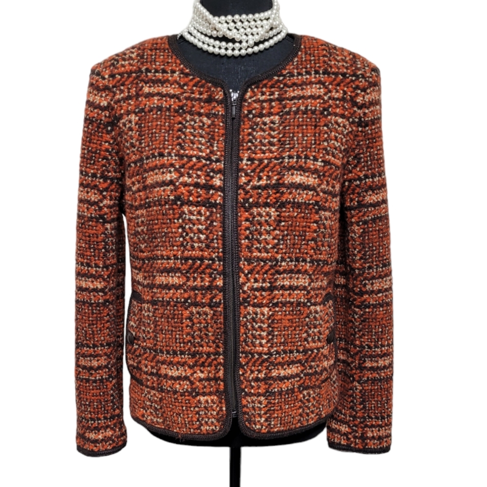 Talbots Nubby Wool Jacket - Picture 2 of 11